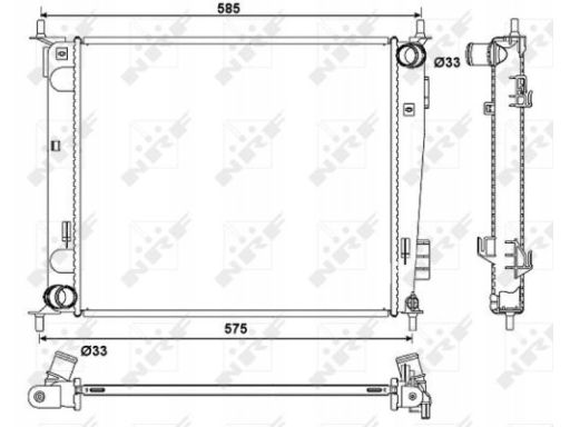Chłodnica Silnika 53057