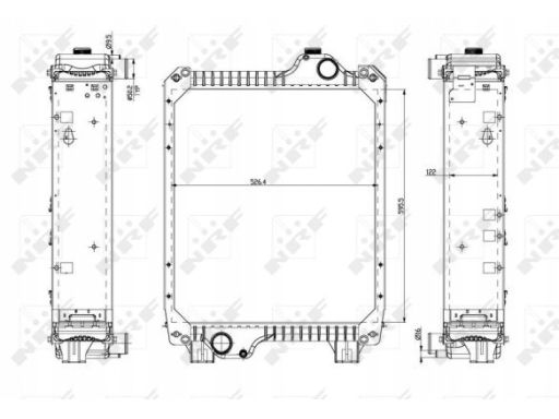Chłodnica Silnika 54079