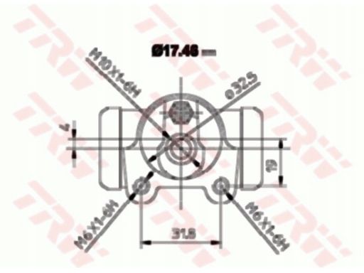 Cylinderek Hamulcowy Bwa129