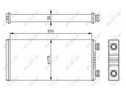 54257 Nagrzewnica Nrf 54257 Nrf