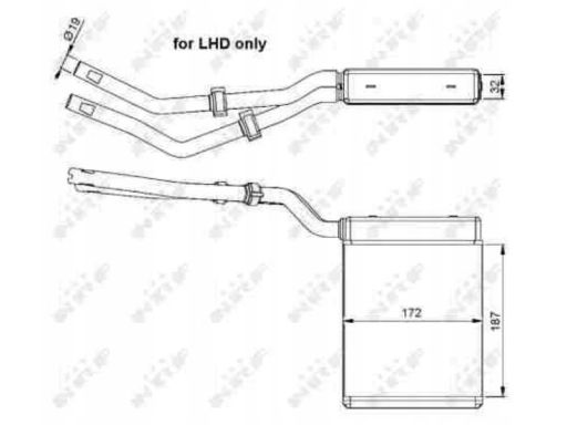 54303 Nagrzewnica Nrf 54303 Nrf