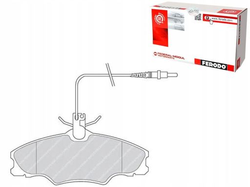Klocek Hamulcowy Kpl. Fdb1062