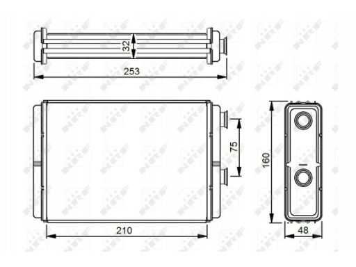 53233 Nagrzewnica Nrf 53233 Nrf