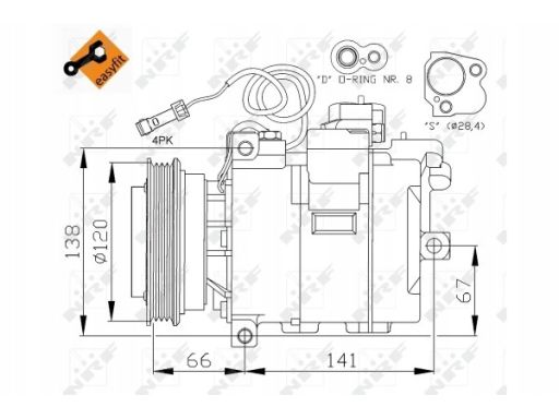 Kompresor Klimatyzacji 32104
