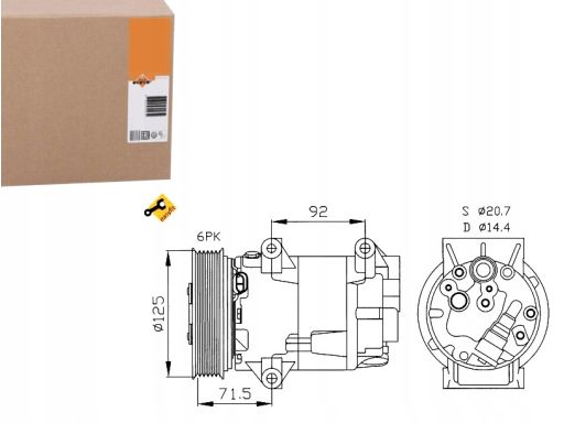 Kompresor Klimatyzacji 32208