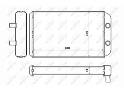 53562 Nagrzewnica Nrf 53562 Nrf