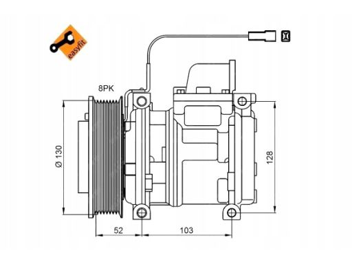 Kompresor Klimatyzacji 32824