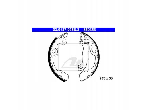 Szczęki Hamulcowe Kpl. 03.0137-0356.2