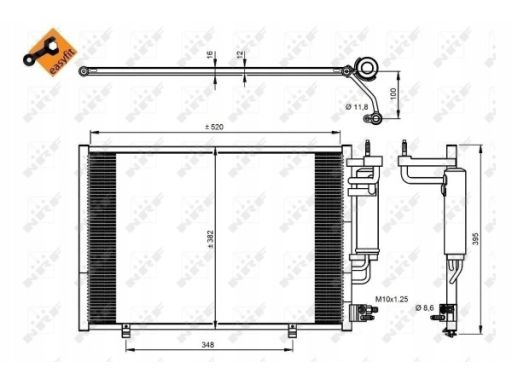 Skraplacz Klimatyzacji 350205