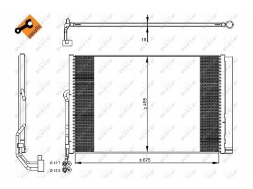 Skraplacz Klimatyzacji 350324