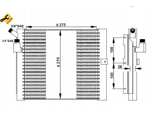 Skraplacz Klimatyzacji 35037