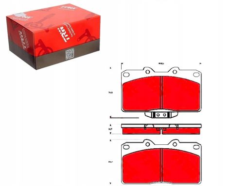Klocek Hamulcowy Kpl. Gdb4076