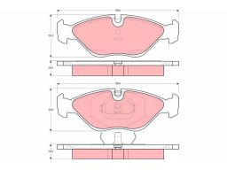 Klocek Hamulcowy Kpl. Gdb969