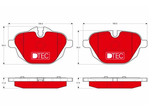 Klocek Hamulcowy Kpl. Gdb1840Dte