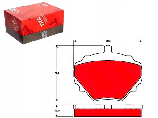 Klocek Hamulcowy Kpl. Gdb974