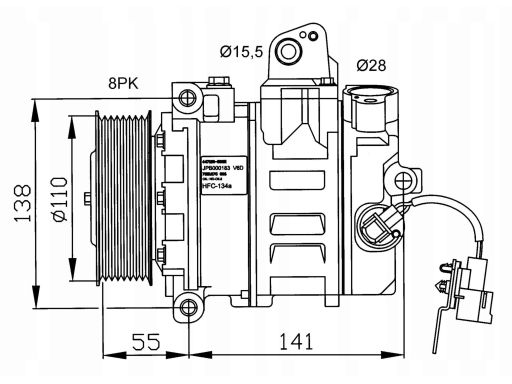 32246 Kompresor Klimatyzacji Nrf 32246 Nrf
