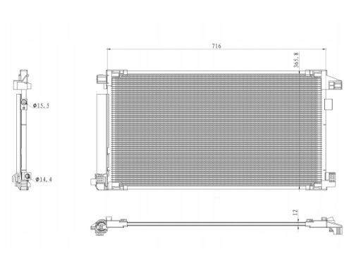 350500 Skraplacz Klimatyzacji Nrf 350500 Nrf