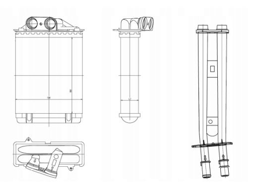 54415 Nagrzewnica Nrf 54415 Nrf