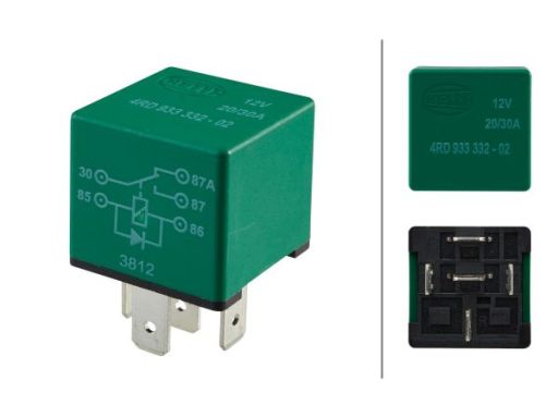 4Rd 933 332-021 Przekaźnik Prądu Pracy 4Rd933 332-021 Hella