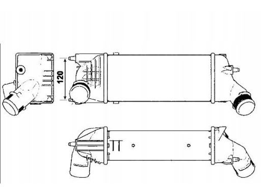 30277 Chłodnica Powietrza Doładowującego Nrf 30277 Nrf