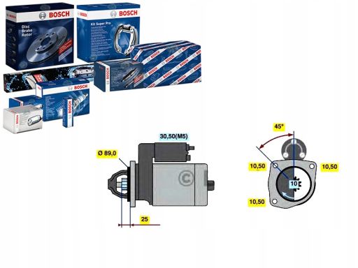 0 986 022 990 Rozrusznik 0 986 022 990 Bosch