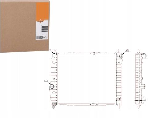 53637 Chłodnica Silnika Nrf 53637 Nrf