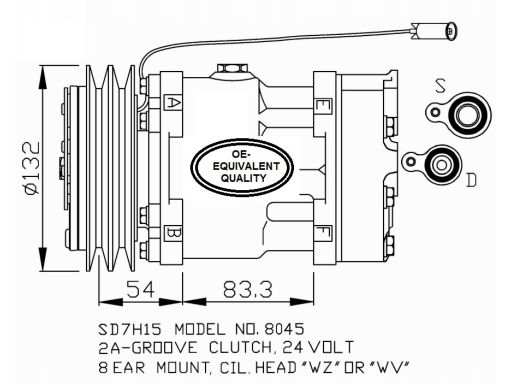 Kompresor Klimatyzacji 32469