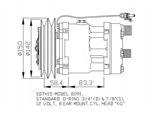 Kompresor Klimatyzacji 32767