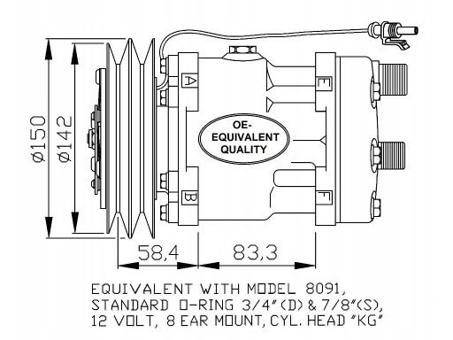 Kompresor Klimatyzacji 32767