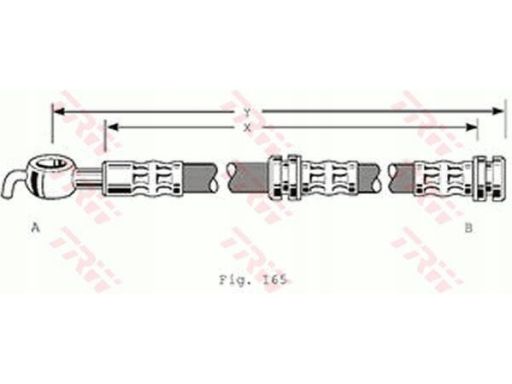 Phd347 Przewód Hamulcowy Elastyczny Phd347 Trw
