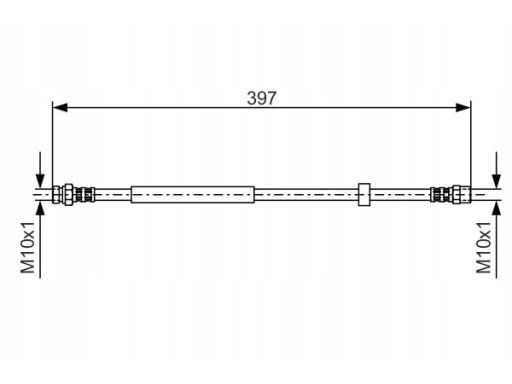 1 987 476 714 Przewód Hamulcowy Elastyczny 1 987 476 714 Bosch