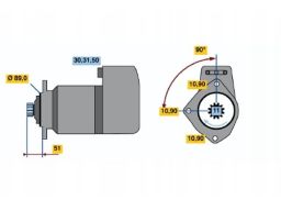 0 986 011 480 Rozrusznik 0 986 011 480 Bosch
