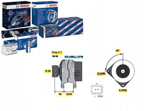 0 986 046 260 Alternator 0 986 046 260 Bosch