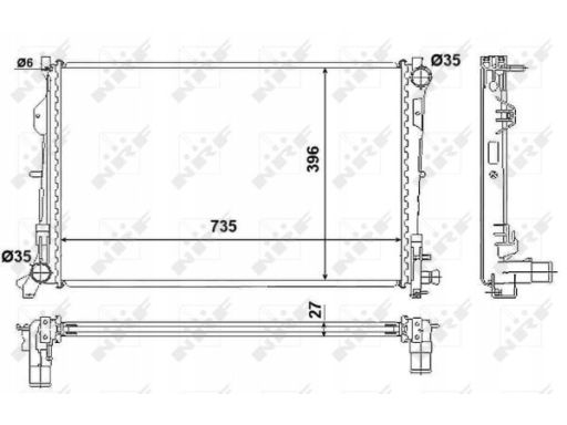Chłodnica Silnika 58230