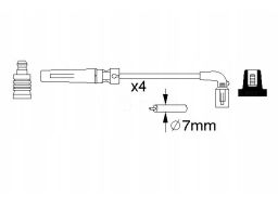 0 986 356 987 Zestaw Przewodów Zapłonowych 0 986 356 987 Bosch