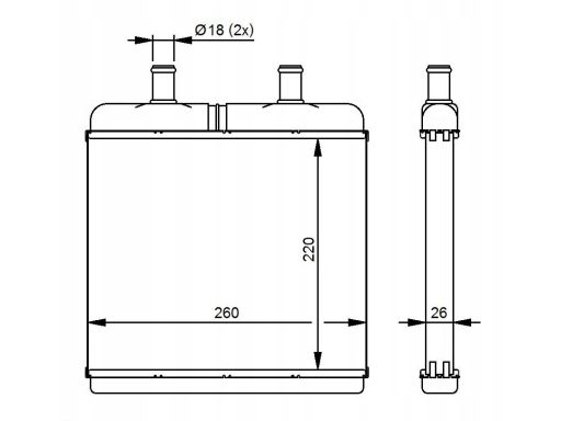 54214 Nagrzewnica Nrf 54214 Nrf