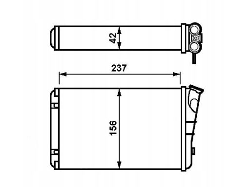 54238 Nagrzewnica Nrf 54238 Nrf
