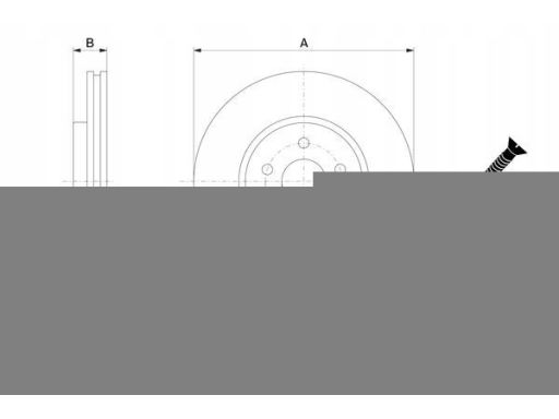 0 986 479 D93 Tarcza Hamulcowa Bosch