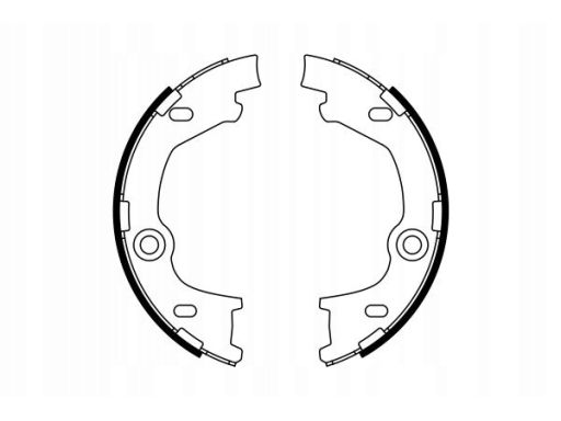 0 986 487 777 Szczęki Hamulca Postojowego Kpl. Bosch