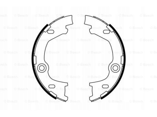 0 986 487 777 Szczęki Hamulca Postojowego Kpl. Bosch