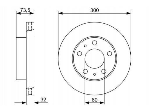 0 986 479 315 Tarcza Hamulcowa Bosch