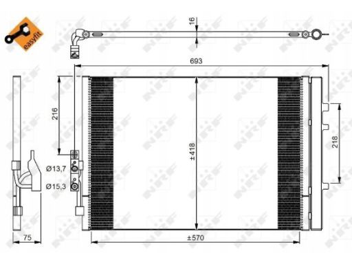 Skraplacz Klimatyzacji 350035