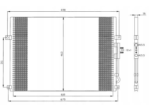 Skraplacz Klimatyzacji 35275