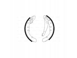 0 986 487 281 Szczęki Hamulcowe Kpl. Bosch