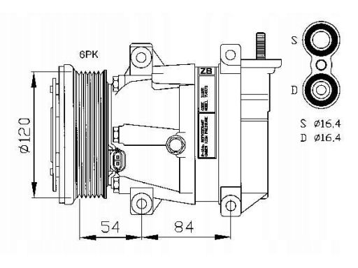 32220 Kompresor Klimatyzacji Nrf 32220 Nrf
