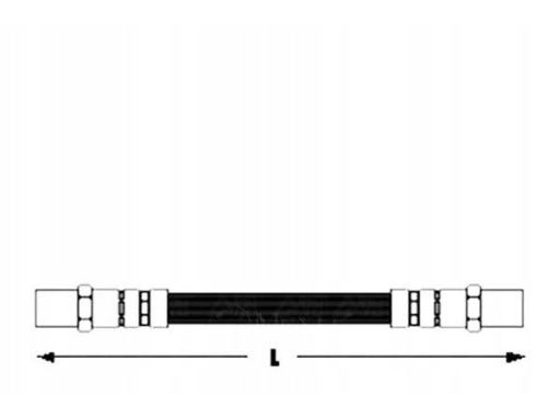 300 343 2106 Przewód Hamulcowy Elastyczny 300 343 2106 Meyle