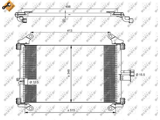 35494 Skraplacz Klimatyzacji Nrf 35494 Nrf