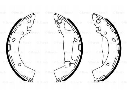 0 986 487 954 Szczęki Hamulcowe Kpl. Bosch