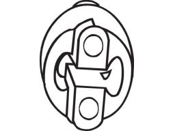 255-427 Wieszak Tłumika Bos255-427 Bosal