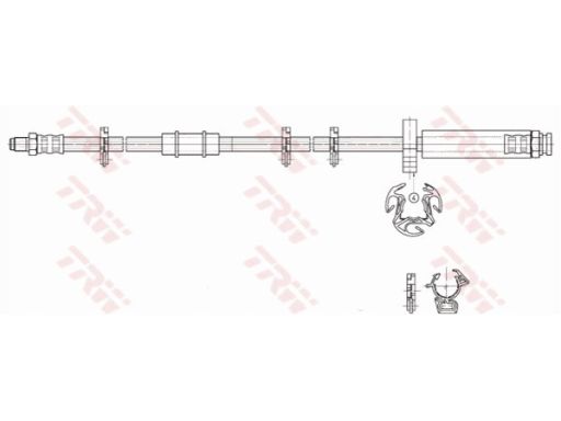 Phb293 Przewód Hamulcowy Elastyczny Phb293 Trw